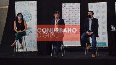 Kicillof y Nardini lanzaron el programa �Compr� m�s cerca� desde el polideportivo de Los Polvorines