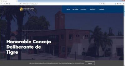 El Concejo Deliberante de Tigre present� su sitio web oficial