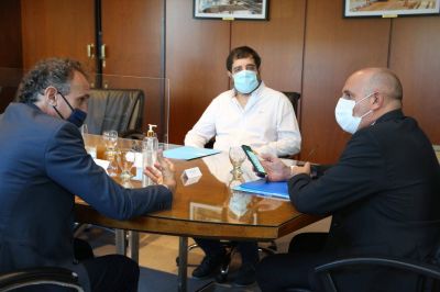San Mart�n: Katopodis, Guerrera y Moreira se reunieron por el Plan de Modernizaci�n del Transporte Ferroviario