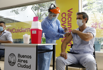 La Ciudad inaugur� web e inform� que el 4% de los porte�os est�n vacunados