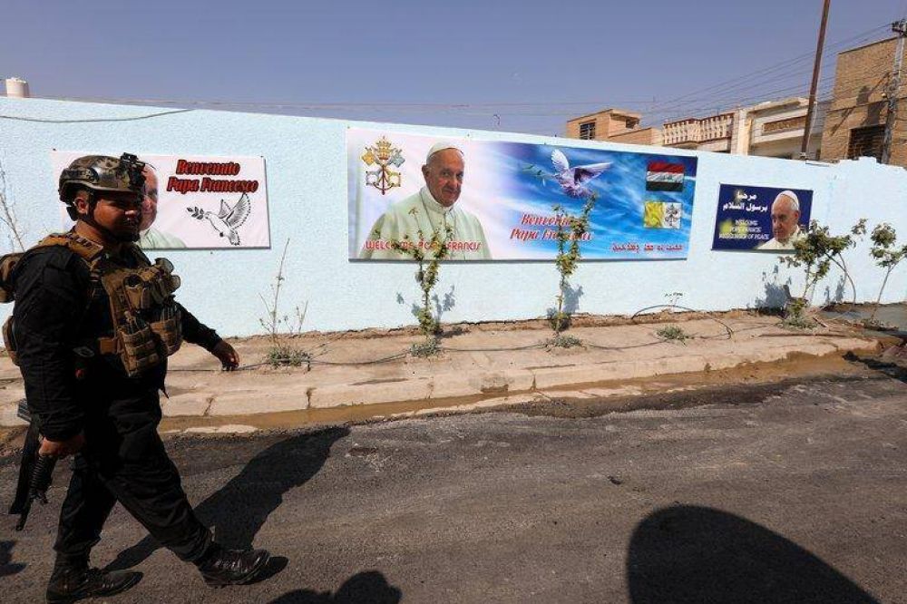 El papa Francisco emprende una histórica visita a Irak en medio de altas medidas de seguridad