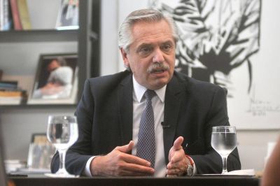 Alberto Fern�ndez y un claro ejemplo de c�mo se arman fakes news