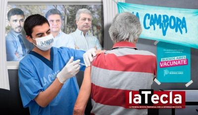 Los intendentes miran de afuera la campa�a de vacunaci�n