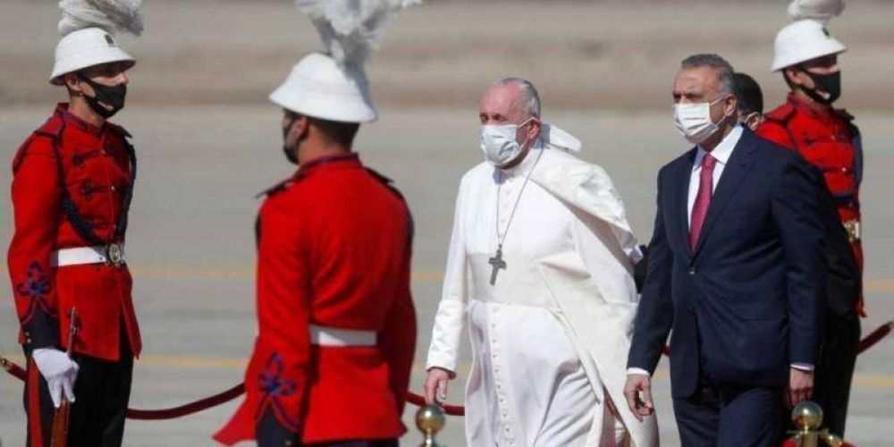 Papa Francisco lleg� a Roma luego de su hist�rico viaje a Irak