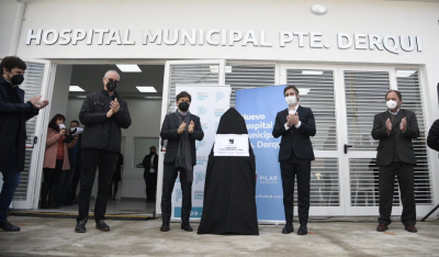 Ach�val anunci� la ampliaci�n del Hospital de Derqui