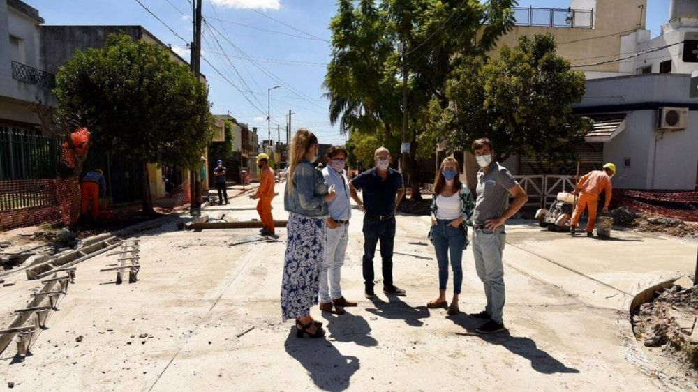 Obras de bacheo en Villa Sarmiento: Mir cmo siguen