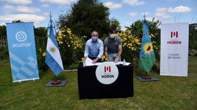 Mor�n y ACUMAR firmaron un convenio para fortalecer la agroecolog�a