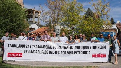 Trabajadores de prensa reclaman el pago por zona desfavorable en Neuqu�n, R�o Negro y La Pampa