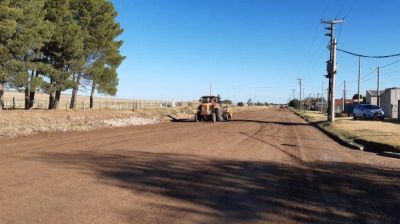 Avanzan las obras de reparaci�n de calles en Tornquist