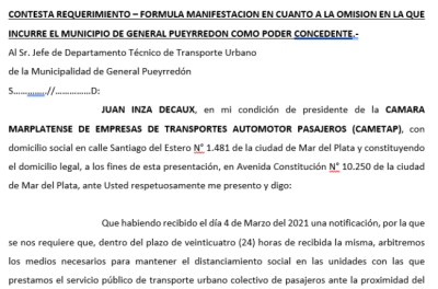 Dura respuesta de la CAMETAP a la MGP: actitud pasiva y de omisi�n