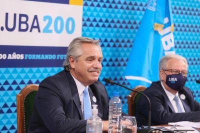 Alberto Fern�ndez en la UBA : 