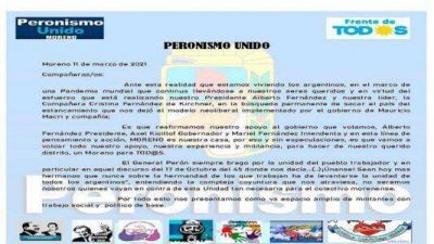 Peronismo Unido, el lugar de las agrupaciones distritales