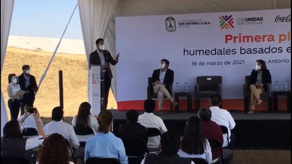 Construir� FEMSA humedal para trata de agua en San A. la Isla, ser� operado por los habitantes