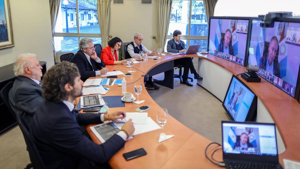 Alberto Fern�ndez convoc� a una cumbre de gobernadores