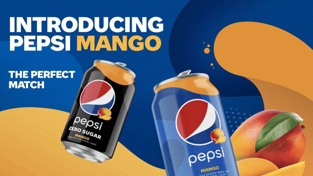 Pepsi Mango, el primer refresco de cola de sabor permanente en 5 aos de la compaa