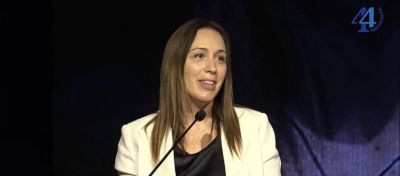 Reapareci� Mar�a Eugenia Vidal y confirm� que tambi�n sacar� su libro