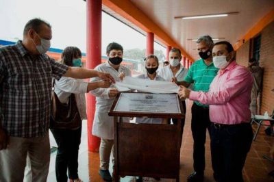 Inauguraron nuevas obras en escuela de Concepci�n de la Sierra