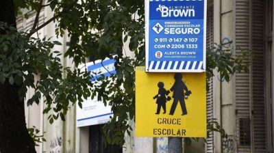 El Municipio puso en marcha 135 corredores escolares seguros en las escuelas