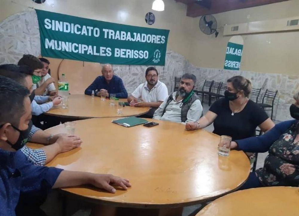 Integrantes de la Federación bonaerense de Sindicatos Municipales estuvieron en Berisso