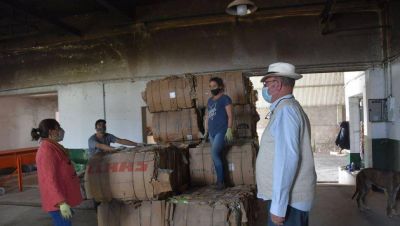 Entregaron 16540 kilos de cart�n