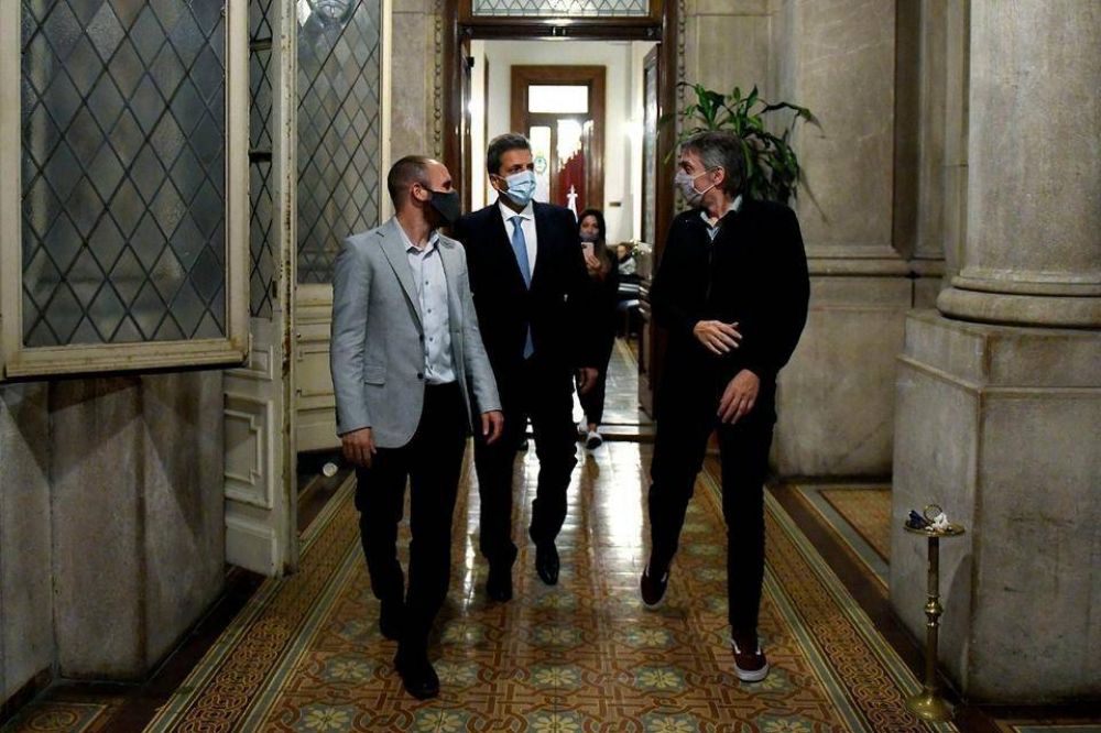 De qu hablaron Mximo Kirchner, Martn  Guzmn y Sergio Massa?