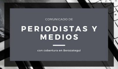 Periodistas regionales se dirigieron al titular del Concejo de Berazategui por la �actitud esquiva� del cuerpo a dar informaci�n