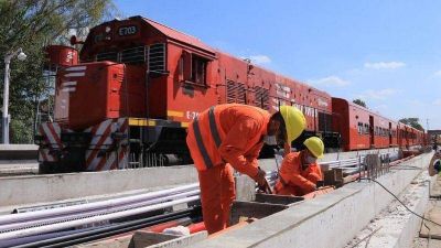 Avanzan las obras en la estaci�n de trenes de Del Viso