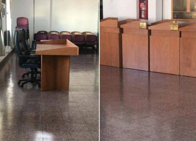 Sin sesionar, pero con bancas nuevas que habr�an salido 2 millones de pesos