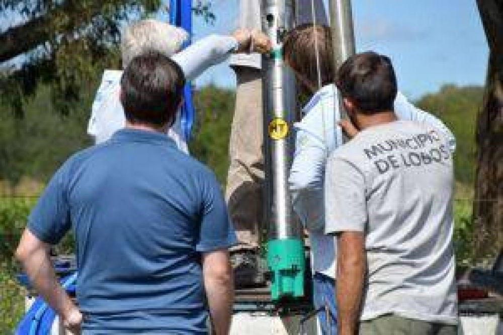 Agua corriente: el municipio instal un nuevo sistema de impulsin flexible para pozos en Zapiola
