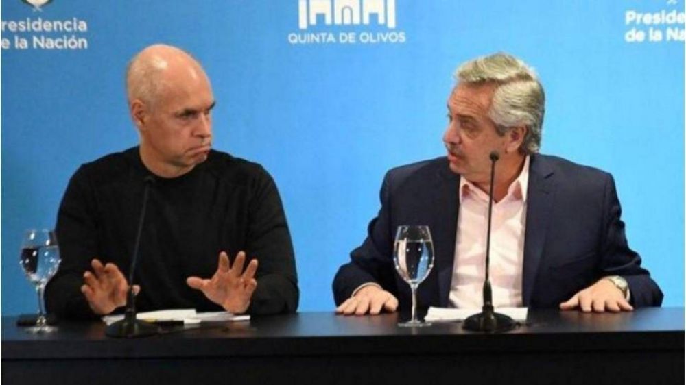 Alberto y Kicillof marcan diferencias con Larreta pero buscan unificar criterios frente a la segunda ola