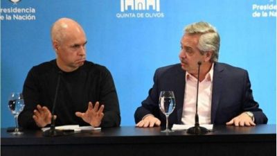 Alberto y Kicillof marcan diferencias con Larreta pero buscan unificar criterios frente a la segunda ola