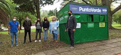 Concejales de Juntos por el Cambio acompa�aron la campa�a informativa sobre la recolecci�n diferenciada