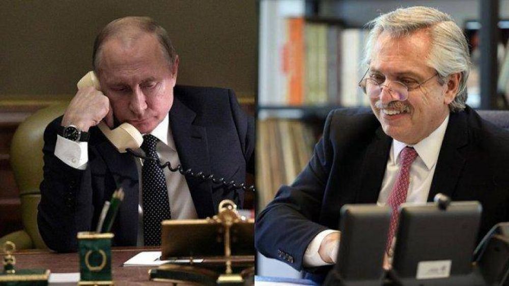 Fernndez recibi un llamado de Putin para saber cmo est de salud