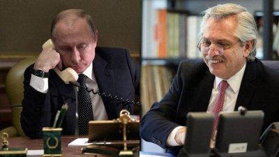 Fern�ndez recibi� un llamado de Putin para saber c�mo est� de salud