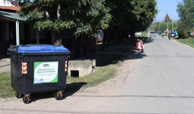 Se instalaron contenedores en el barrio Juan XXIII
