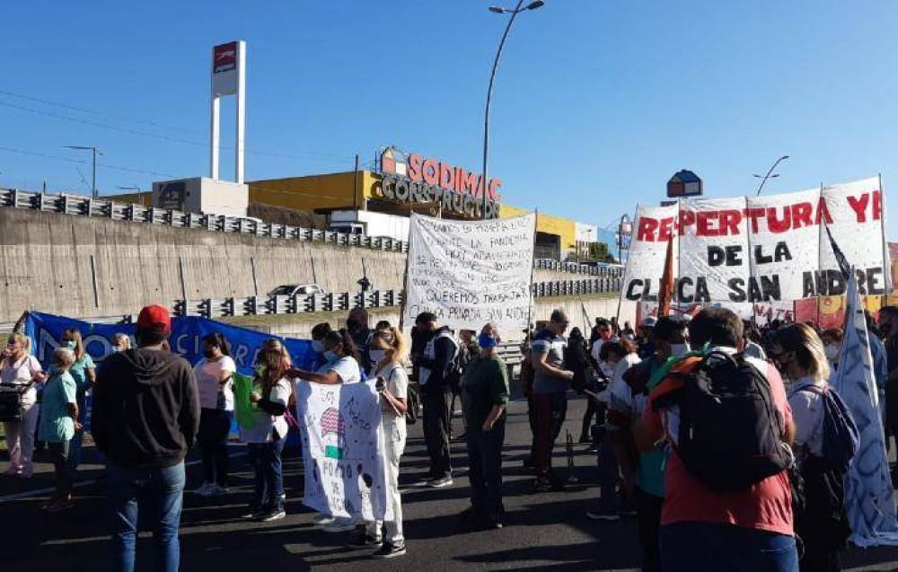 Trabajadores de la Clnica San Andrs realizarn un acampe en las puertas del PAMI