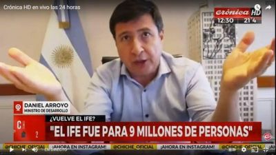 Daniel Arroyo habl� sobre el IFE: �A qui�nes entregar�an un apoyo econ�mico?
