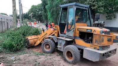La Banda: contin�an con la erradicaci�n de minis basurales