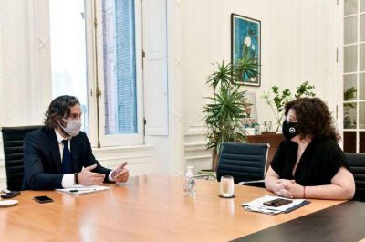 Santiago Cafiero y Carla Vizzotti se re�nen con cient�ficos para analizar medidas