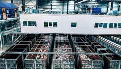 Stadler instala la nueva planta de tratamiento mec�nico de Ibiza del �rea ambiental de Ca na Putxa