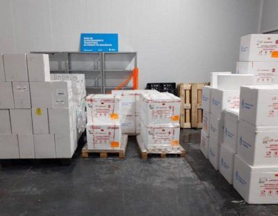 Llegaron a C�rdoba 6.300 dosis del primer componente de la Sputnik V