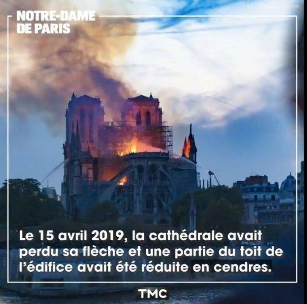 En un día se cumplen dos años del incendio en Notre-Dame: documental conmemora la fecha
