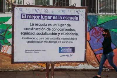 Abella le pide a Kicillof que no cierre las escuelas en Campana