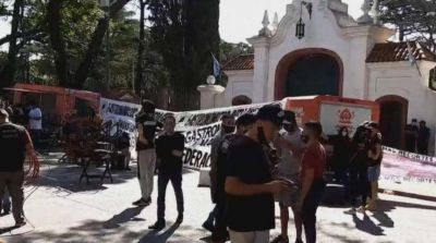Los gastron�micos de Quilmes y del AMBA protestan en Olivos