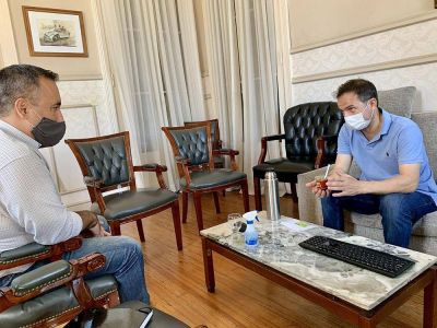 El Intendente se reuni� con el secretario general de ASIMRA