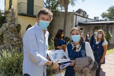 San Isidro: entregan herramientas tecnol�gicas a los jardines municipales