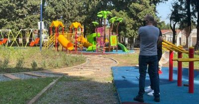 As� est� quedando la plaza ambiental del Parque de lomas