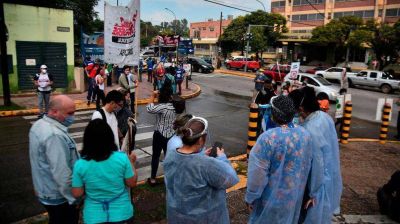 Nueva protesta de trabajadores de la salud en Córdoba