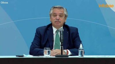 El presidente Alberto Fern�ndez anunci� que se otorgar� un bono de $6.500 al personal de Salud durante tres meses