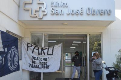 Levantan la medida de fuerza en le Cl�nica San Jos� Obrero